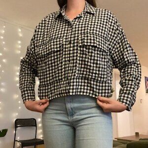 Black and white cozy flannel